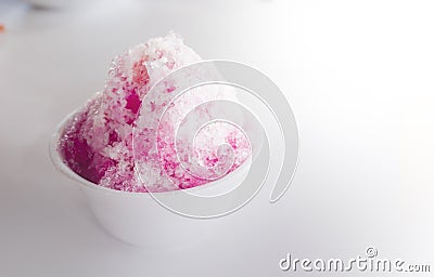 SHAVE ICE Stock Photo