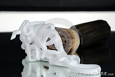 Shaving Foam Stock Photo