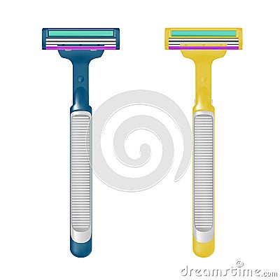 Razor on white background. Vector Illustration