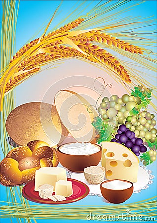 Shavuot Vector Illustration