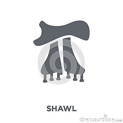 Shawl icon from Clothes collection. Vector Illustration