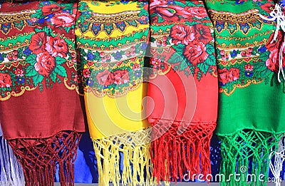 Shawls Stock Photo