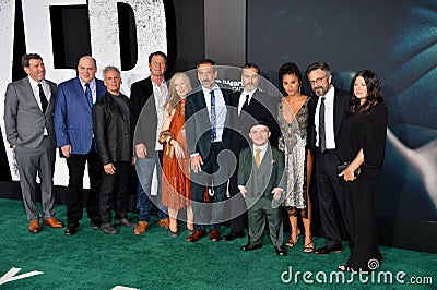 Shea Shigham, Glenn Fleshler, Josh Pais, Brett Cullen, Frances Conroy, Todd Phillips, Joaquin Phoenix, Leigh Gill, Zazie Beetz, Editorial Stock Photo