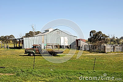 The Shearing Shed Stock Photo