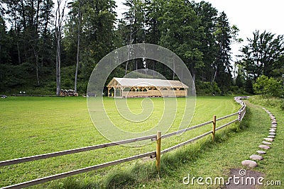 Shed storage Stock Photo