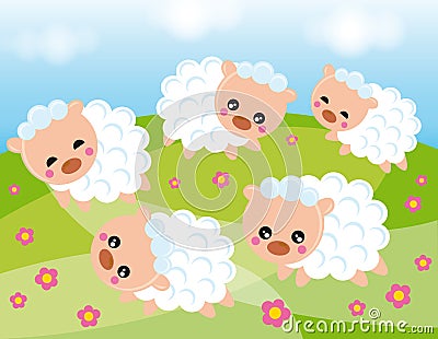 Sheep Vector Illustration