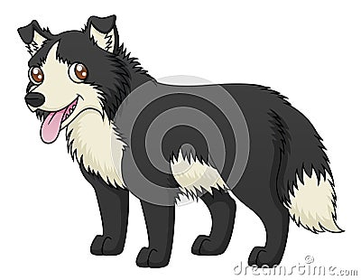 Sheep Dog Vector Illustration