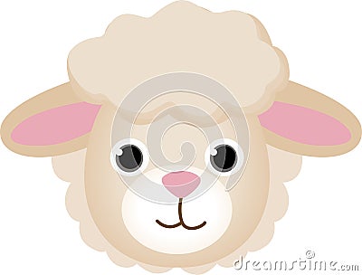 Sheep Face Stock Photo