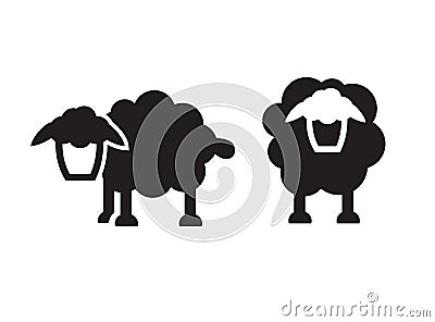 Sheep icon Vector Illustration