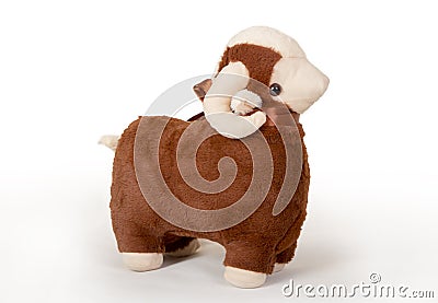 Sheep toy - used for kids to celebrate Eid Al Adha Stock Photo