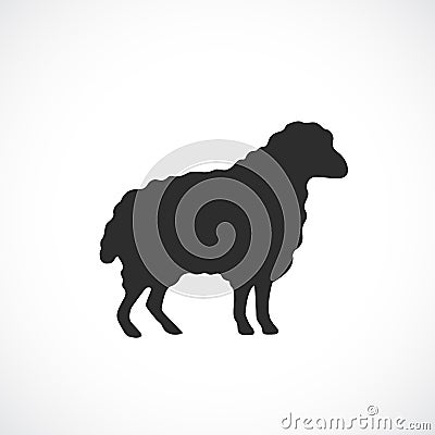 Sheep vector icon Vector Illustration