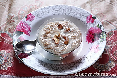 Sheer Khurma, vermicelli dessert Stock Photo