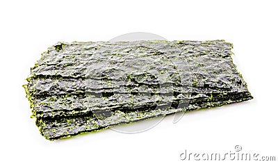 Sheet of dried seaweed, Crispy seaweeds. Stock Photo