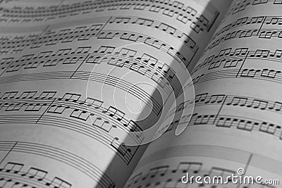 Sheet music Stock Photo