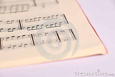 Sheet music Stock Photo