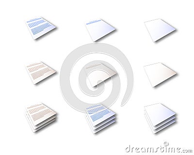 Sheets Stock Photo