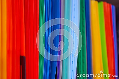 Sheets colored cardboard for designer creative works Stock Photo