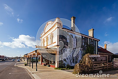 Historic Sheffield in Tasmania Australia Editorial Stock Photo
