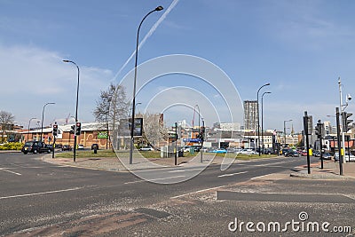 Sheffield Queens Road Editorial Stock Photo