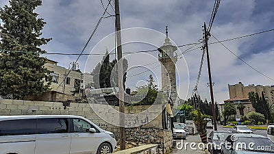 Sheikh Jarrah is a predominantly Palestinian neighborhood in East Jerusalem Editorial Stock Photo