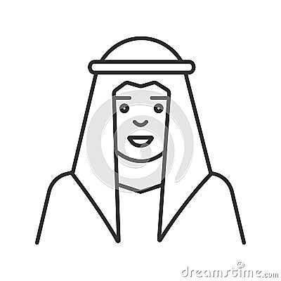 Sheikh linear icon Vector Illustration