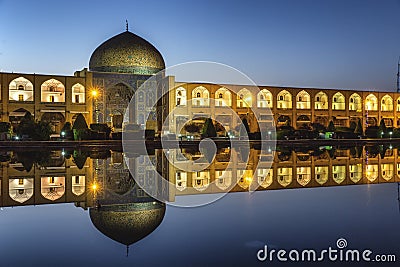 Sheikh lotf allah mosque in Isfahan Iran Stock Photo