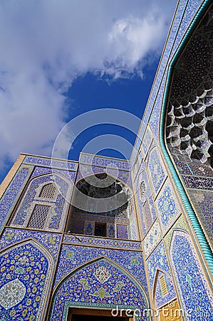 Sheikh Lotf Allah Mosque at Naghsh-i Jahan Square, Isfahan, Iran Stock Photo