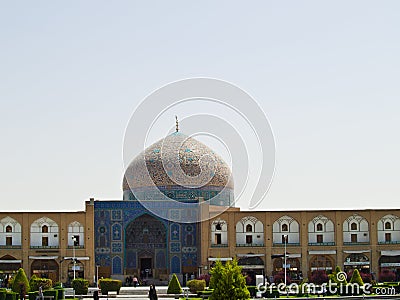 Sheikh Lotf Allah Mosque at Naqsh-e Jahan Square in Isfahan, Ira Stock Photo