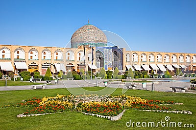 Sheikh Lotfollah mosque Esfahan, Iran Stock Photo