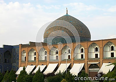 Sheikh Lotfollah Mosque. Isfahan. Iran. Stock Photo