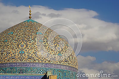 Sheikh Lotfollah Mosque in Naghsh-e Jahan Square, Isfahan, Iran. Stock Photo