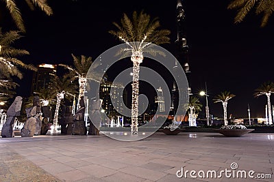 Sheikh Mohammed Bin Rashid boulevard, Dubai, United Arab Emirates Editorial Stock Photo