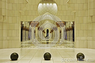 sheikh zayed mosque Stock Photo