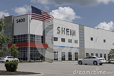 SHEIN e-commerce distribution center. SHEIN is one of the largest fashion and accessory retailers in the world Editorial Stock Photo