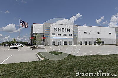 SHEIN e-commerce distribution center. SHEIN is one of the largest fashion and accessory retailers in the world Editorial Stock Photo