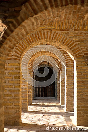 Sheki Town, Karavan Saray in Caucasus Mountains Editorial Stock Photo