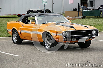 Shelby Convertible Stock Photo