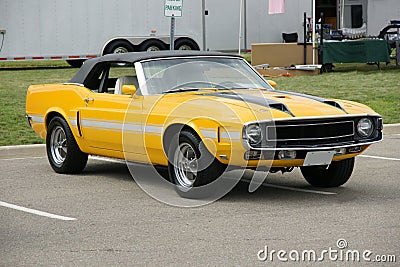 Shelby Convertible Stock Photo