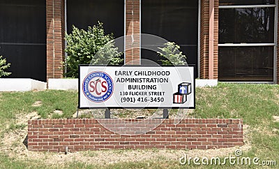 Shelby County Schools Early Childhood Administration Building, Memphis, TN Editorial Stock Photo