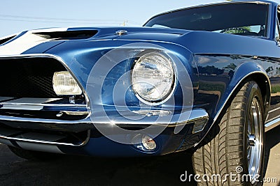 Shelby Front End Stock Photo