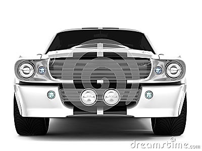 Shelby Mustang GT500 Stock Photo