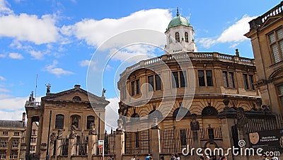 Broad Street in Oxford, Great Britain Editorial Stock Photo
