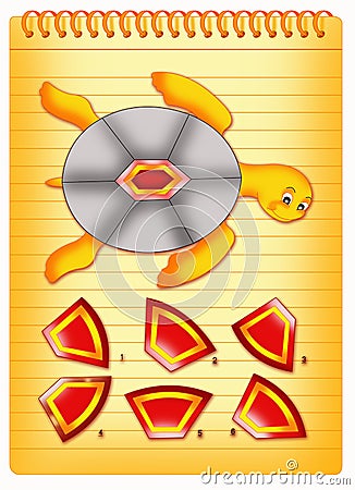 Shell game Cartoon Illustration