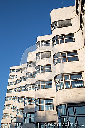 The Shell Haus aka Gasag building is a classical modernist architectural masterpiece designed by Emil Fahrenkamp in 1932 Editorial Stock Photo