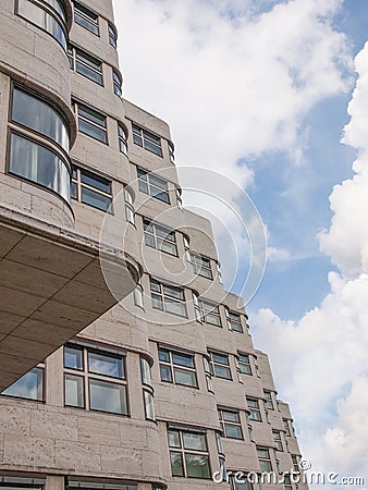 Shell Haus in Berlin Editorial Stock Photo