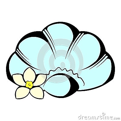 Shell icon, icon cartoon Vector Illustration