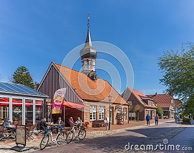 The shell museum in Hooksiel, Germany on a sunny day Editorial Stock Photo