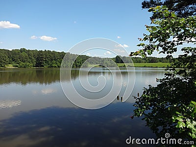 Shelley Lake, North Carolina Stock Photo