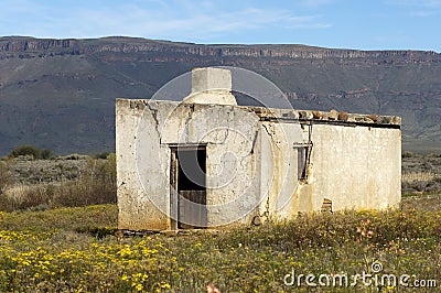 Shelter for sheep Stock Photo