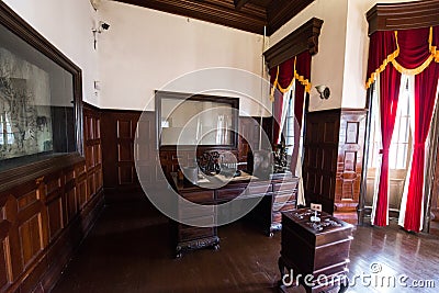 Zhang Xueliang`s Office at Marshal Zhang`s MansionZhangshishuaifu. a famous historic site in Shenyang, Liaoning, China Editorial Stock Photo